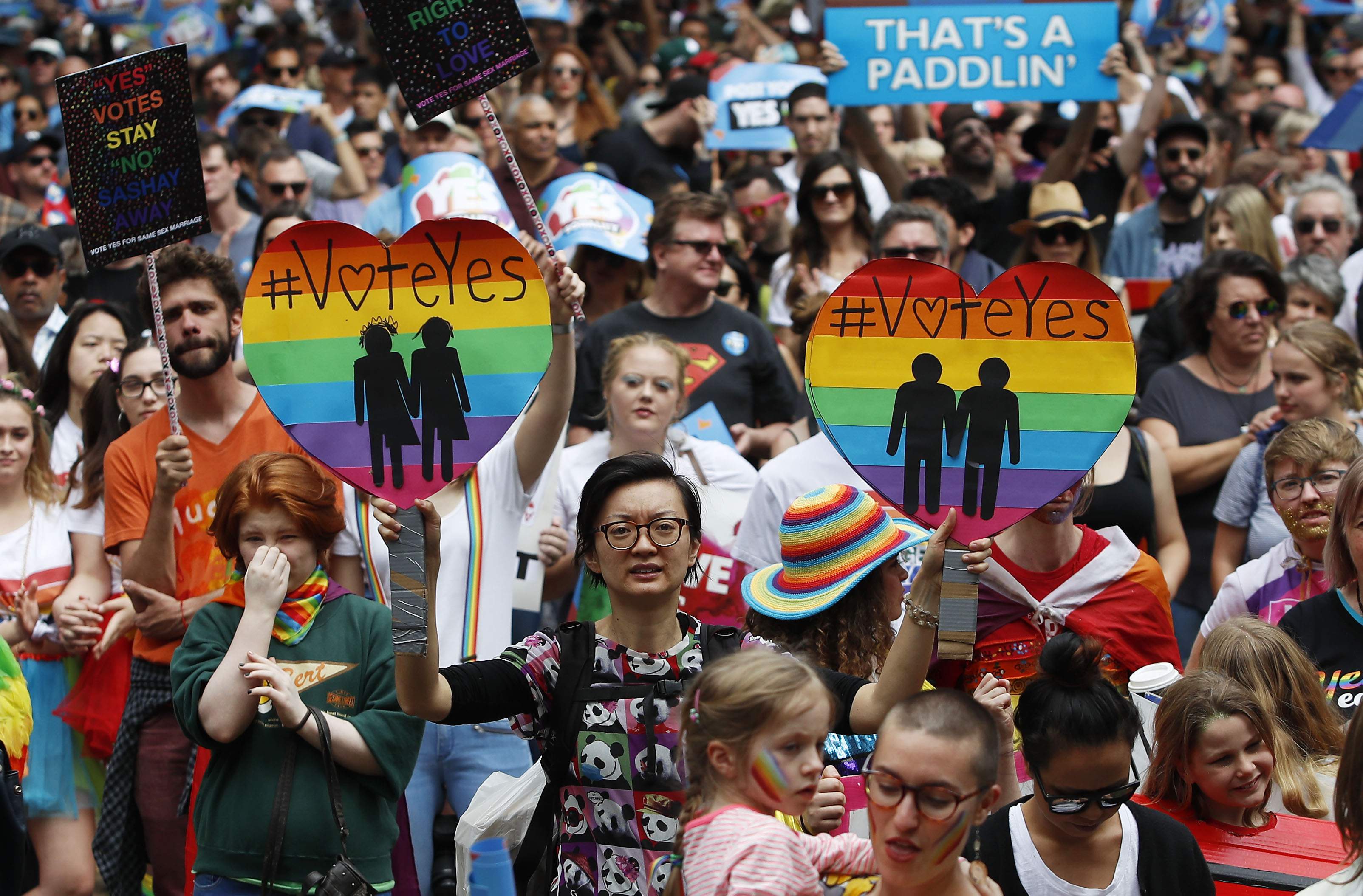 Australia: Massive YES vote to marriage equality