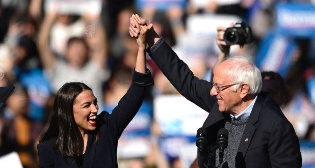 aoc and bernie sanders