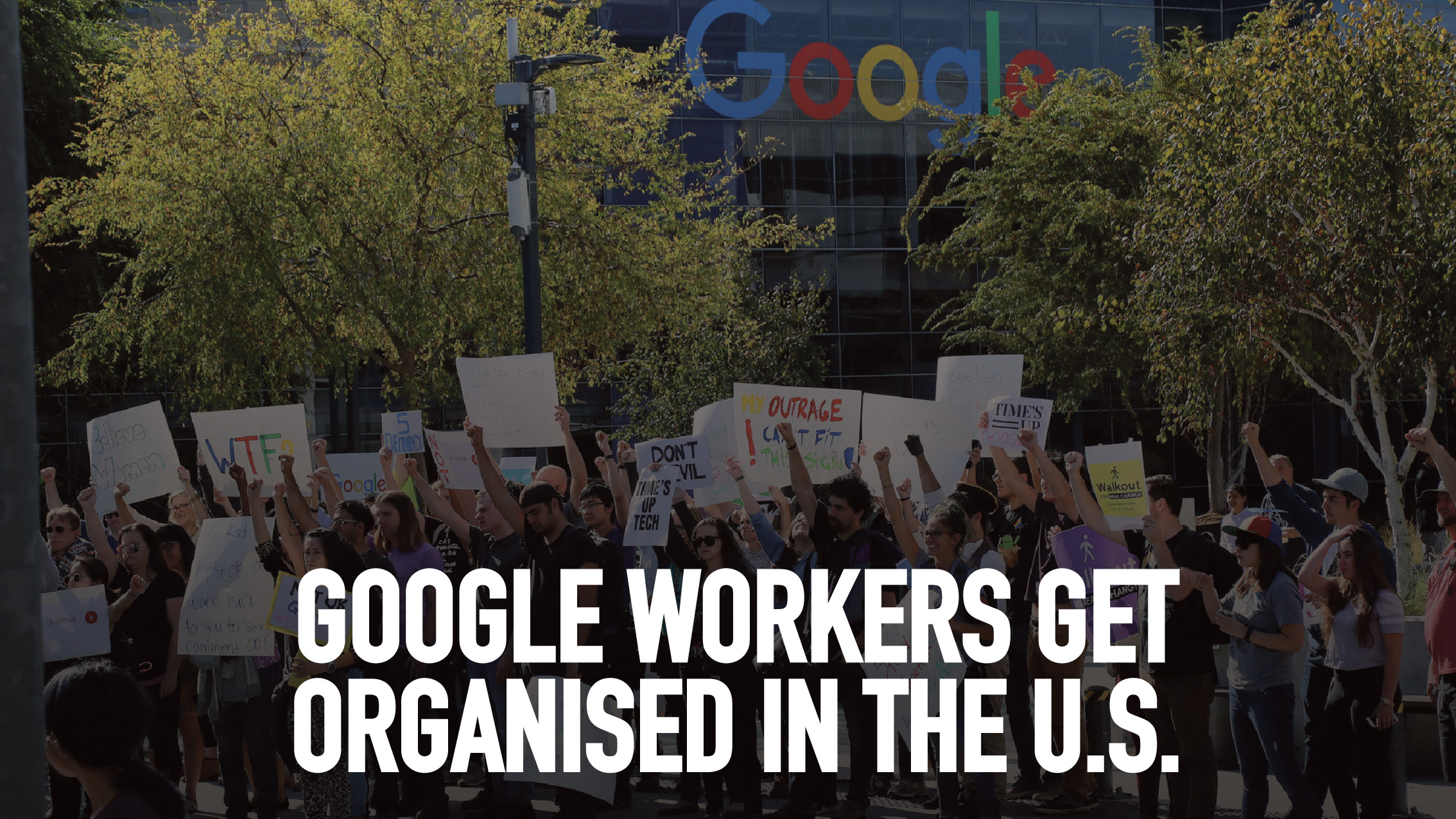 Google workers get organised in the U.S.